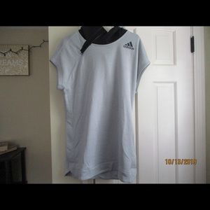Adidas short sleeve hoodie